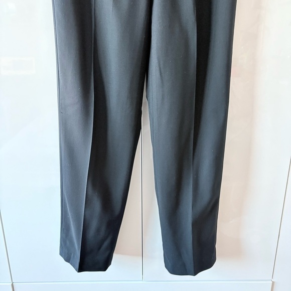 ☀️Dana Buchanan Black Wool Blend Straight Leg Pants - Picture 4 of 11